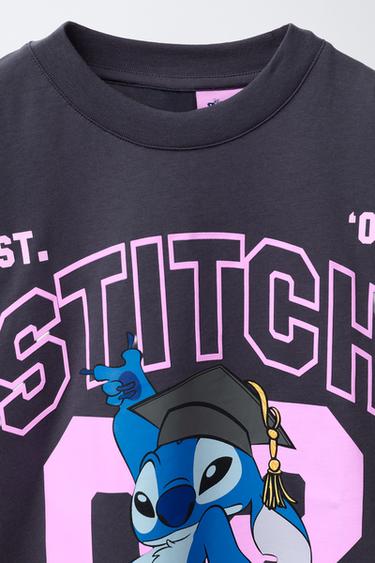 T-SHIRT IMPRIMÉ LILO & STITCH © DISNEY - Gris anthracite de Zara - Image 2