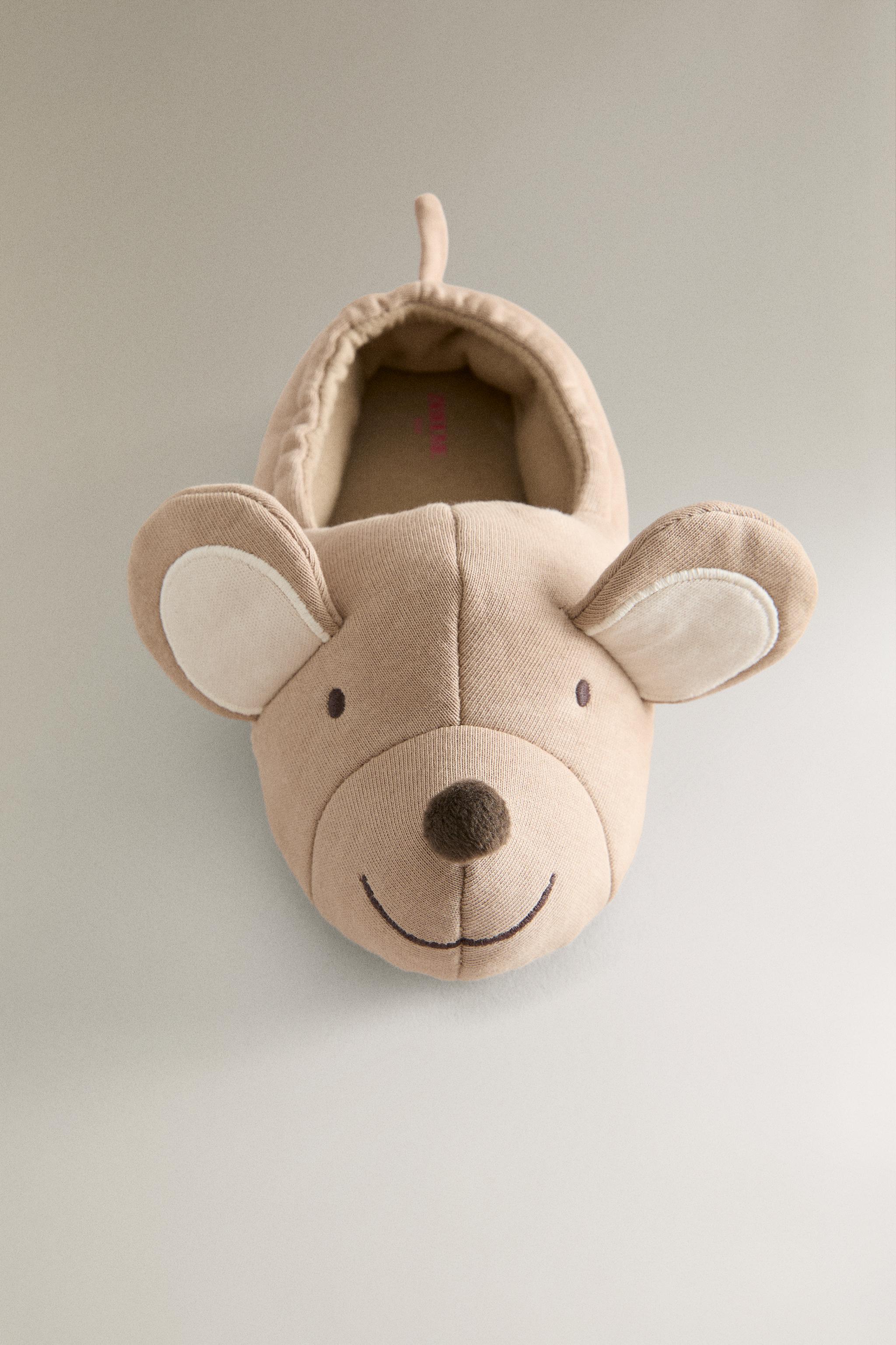 Детские тапочки Zara KIDS’ ANIMAL SLIPPERS — фото 5