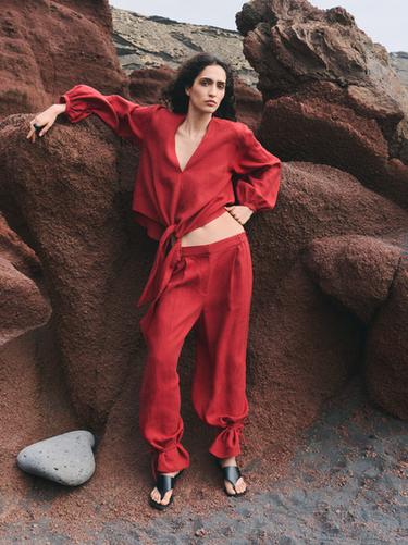 LOOK - Rojo oscuro de Zara - Imagen 0