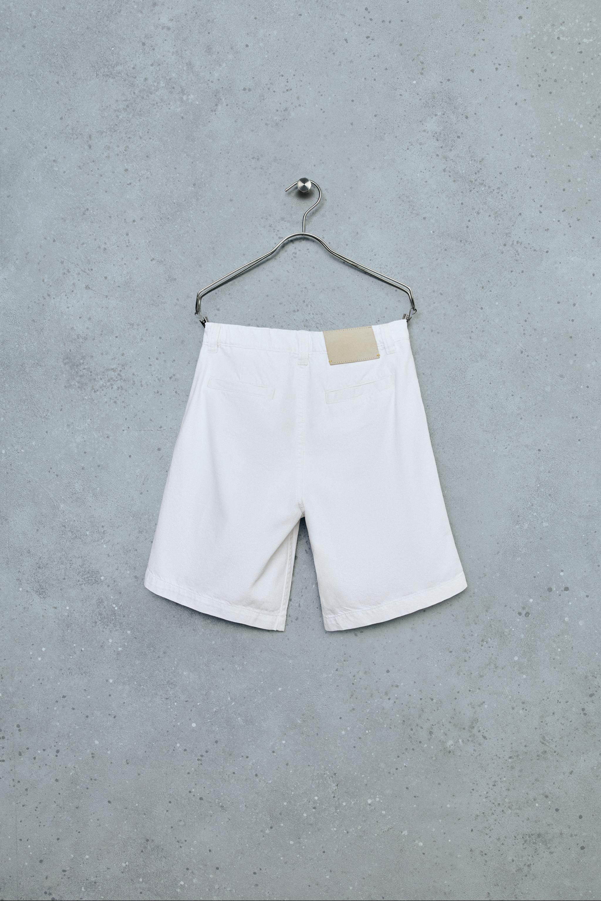Детские шорты Zara STORIESZ - PLAIN PLEATED SHORTS — фото 3