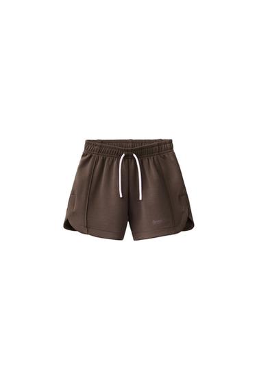 BERMUDA TEXTO CON MODAL - Marrón de Zara