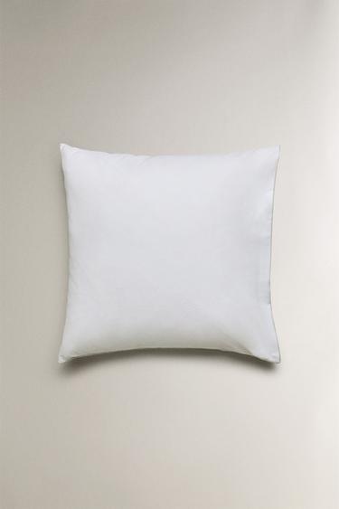 PILLOWCASE WITH PIQUÉ PIPING - Grey by Zara - Image 2