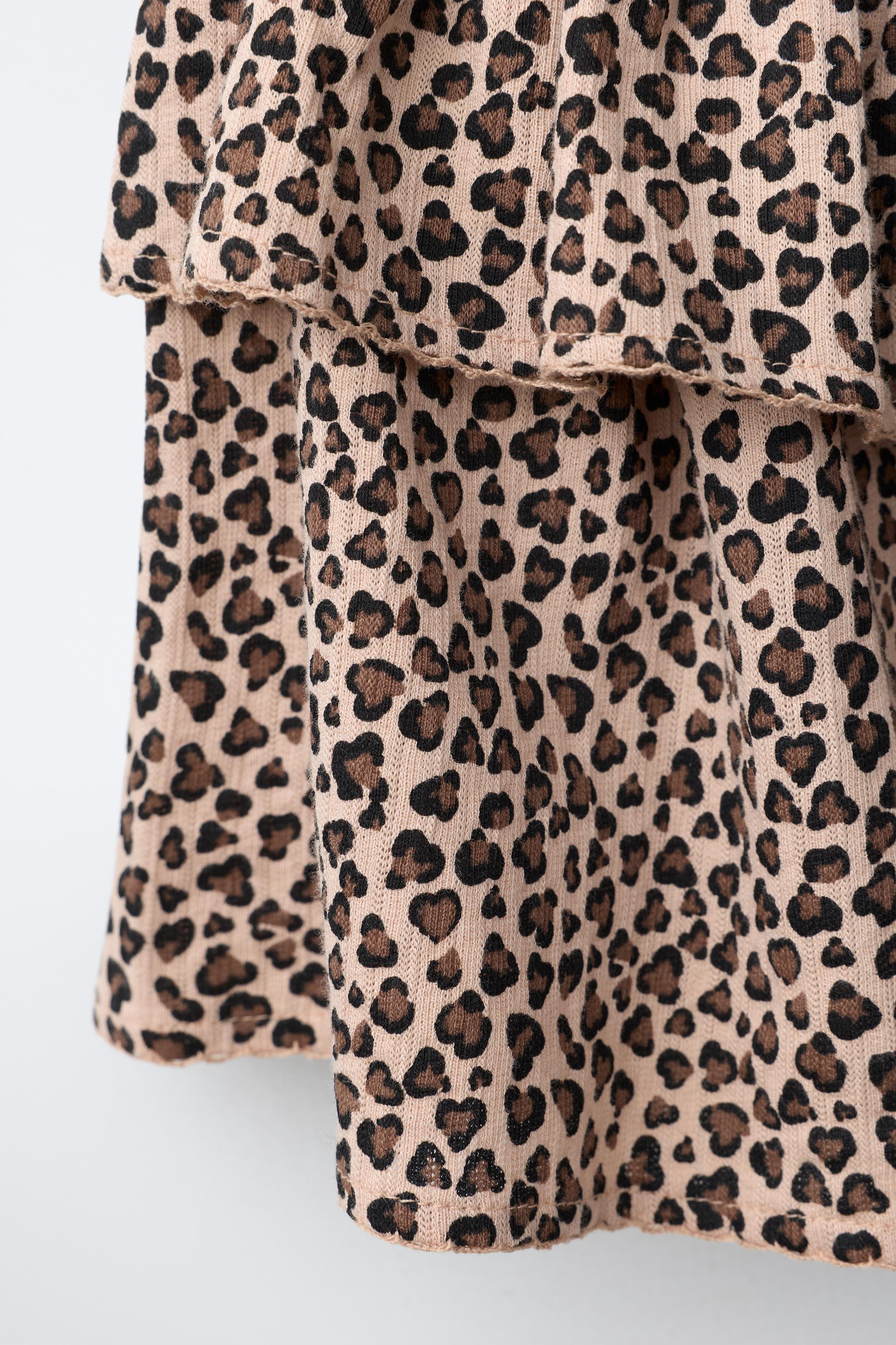 JUPE À ÉLASTIQUES ANIMAL PRINT