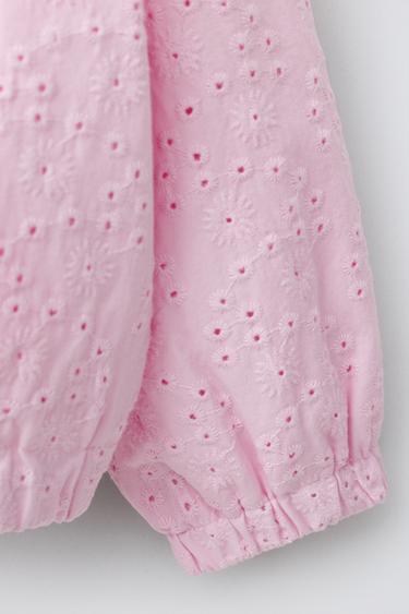 SHIFFLY EMBROIDERED JACKET - Light pink by Zara - Image 4