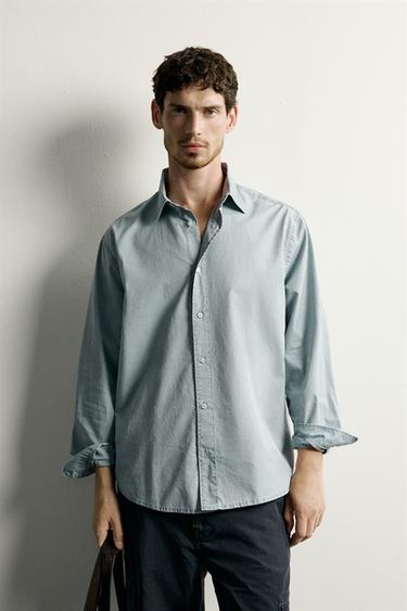 CHEMISE COUPE DÉCONTRACTÉE LAVÉE - Pierre de Zara