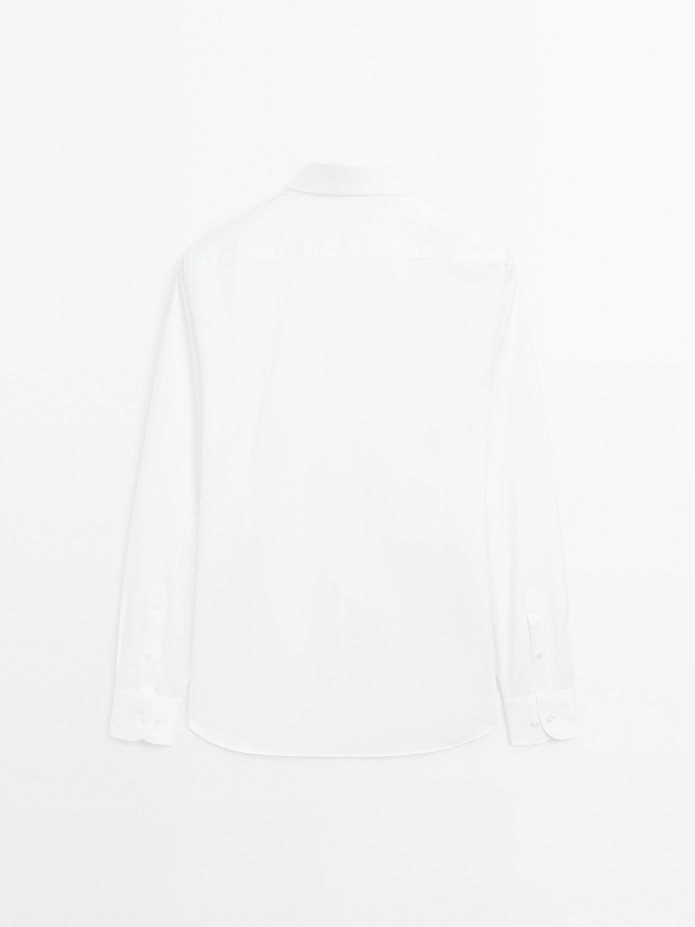 Slim fit 100% cotton shirt