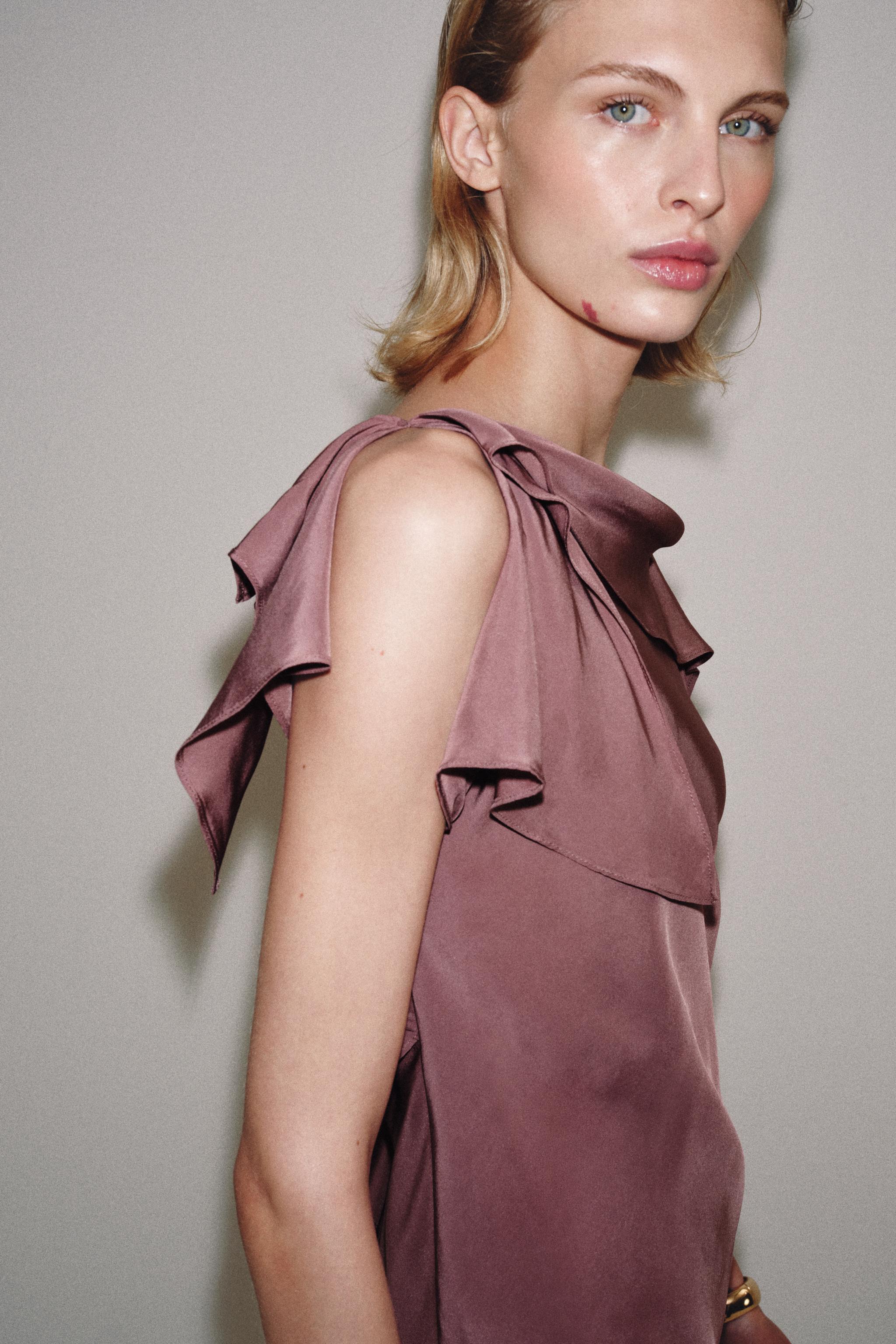ZW COLLECTION MIDI DRESS — Mauve