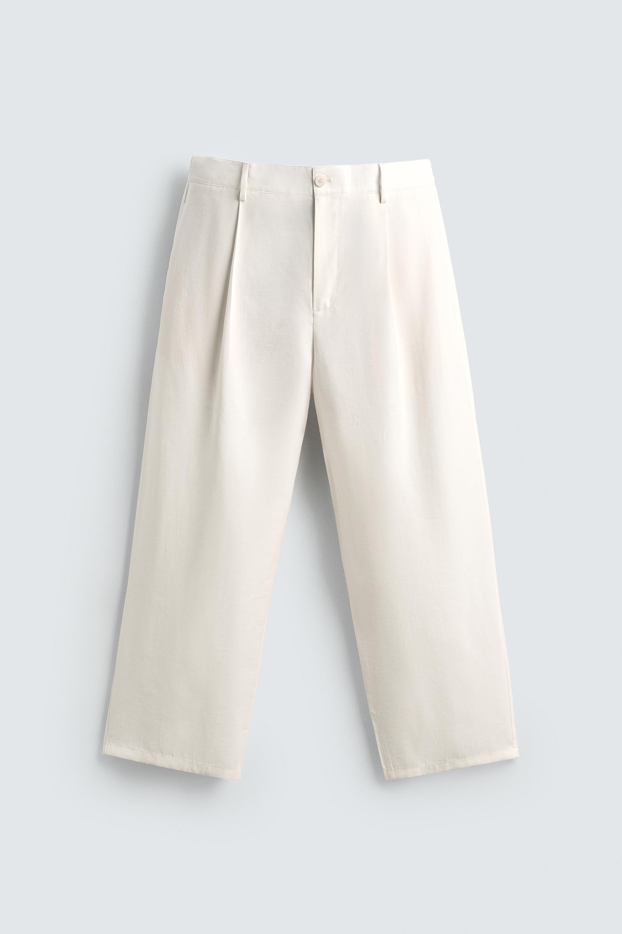 PANTALON FLUIDE À PLIS