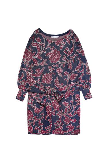 JACQUARD KNIT DRESS