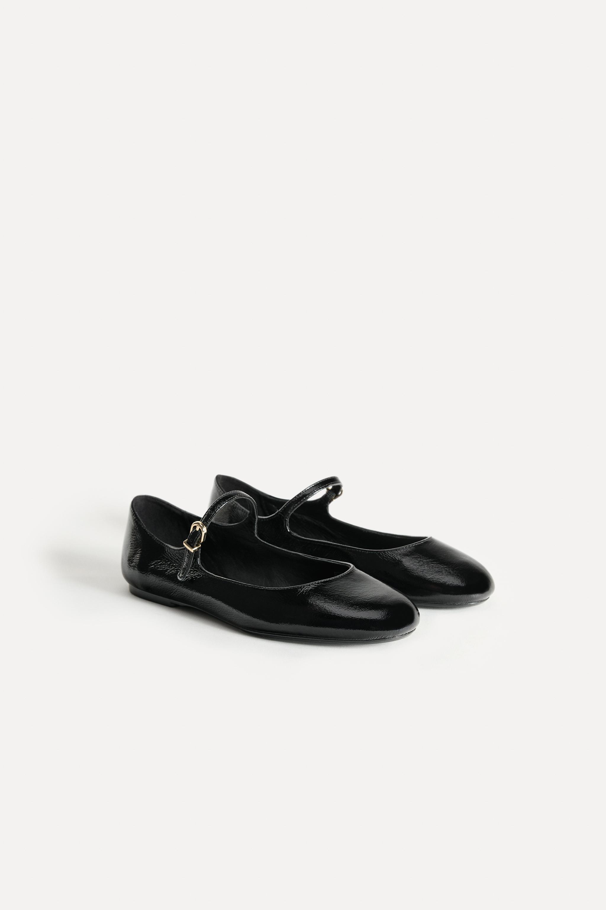 LEATHER BALLET FLATS 50TH ANNIVERSARY