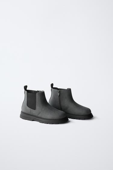 Zara CHELSEA BOOTS - Gray