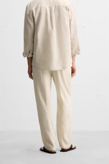 STRIPED JACQUARD TROUSERS - striped by Zara - Image 2