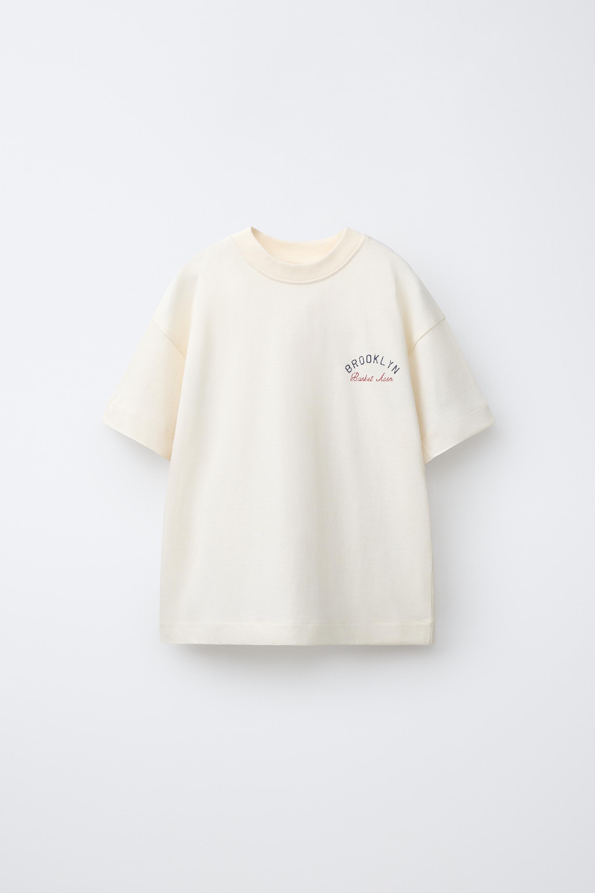 Детские футболки Zara BROOKLYN JOGGING T-SHIRT — фото 2