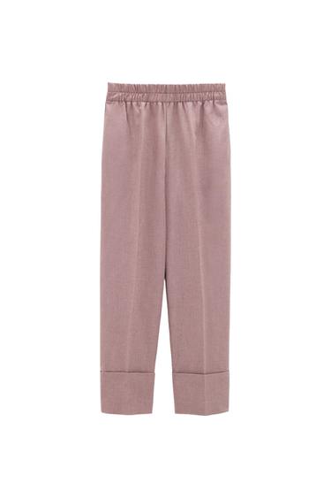 SHIRRED WAIST TROUSERS