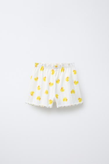 2-6 ANS/ PYJAMA CÔTELÉ PETITS CANARDS - Écru de Zara - Image 3