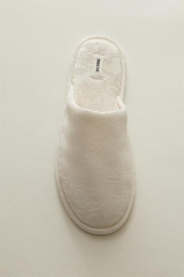 JACQUARD MULE SLIPPERS - Beige by Zara - Image 5