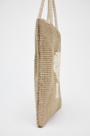 SHOPPER BAG - Light beige by Zara - Image 3