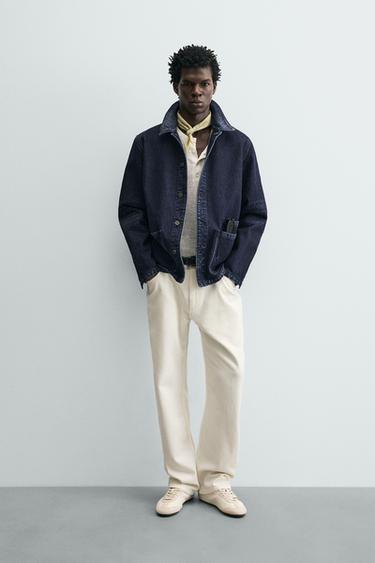 데님 포켓 재킷 - Zara의 블루 - 이미지 0