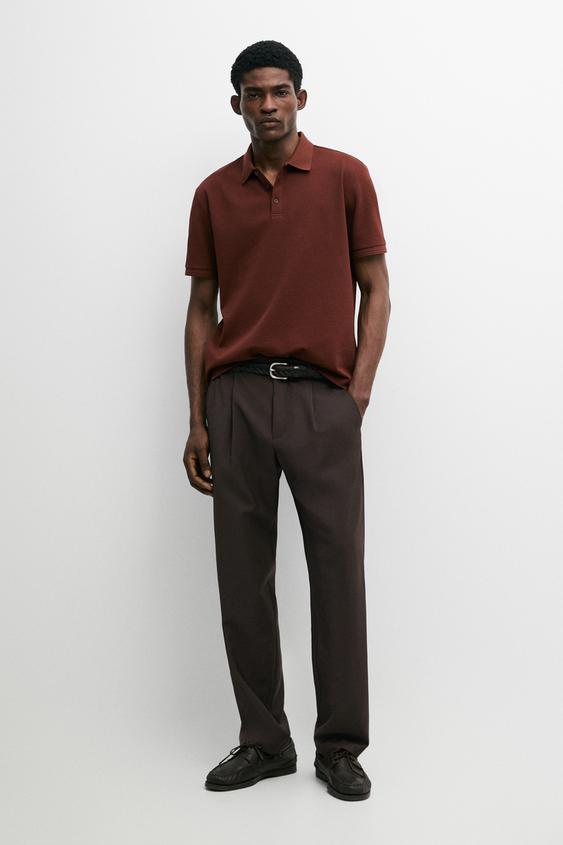 100% cotton short sleeve polo shirt from Zara - $80