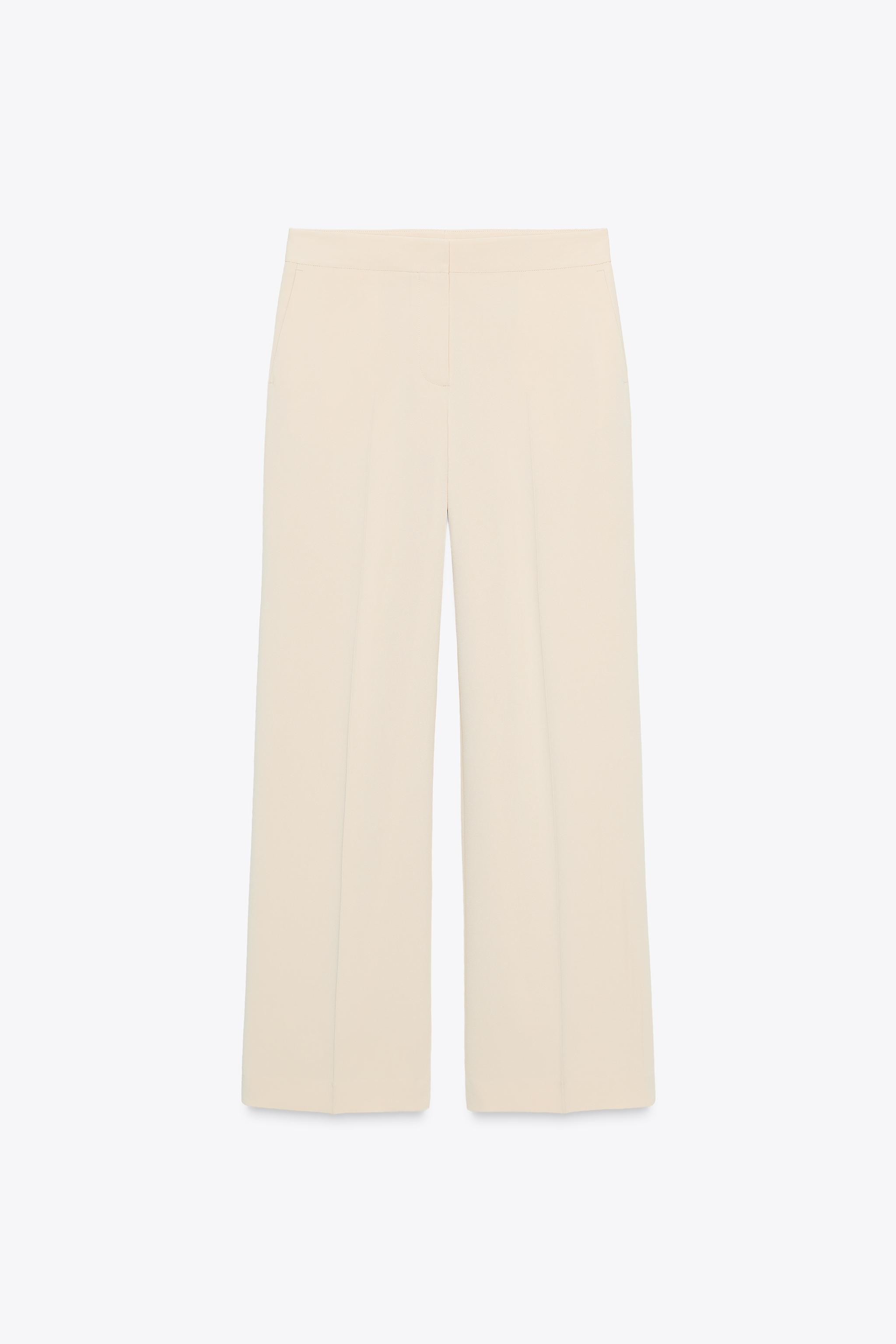 ハイウエストストレートパンツ - サンド | ZARA Japan / 日本