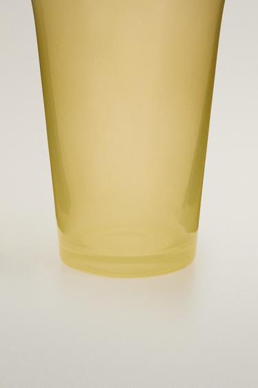 VERRE EN VERRE COLORÉ - Jaune de Zara - Image 3