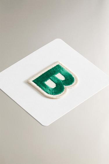 THERMO-ADHESIVE LETTER B PATCH - Blue by Zara - Image 1
