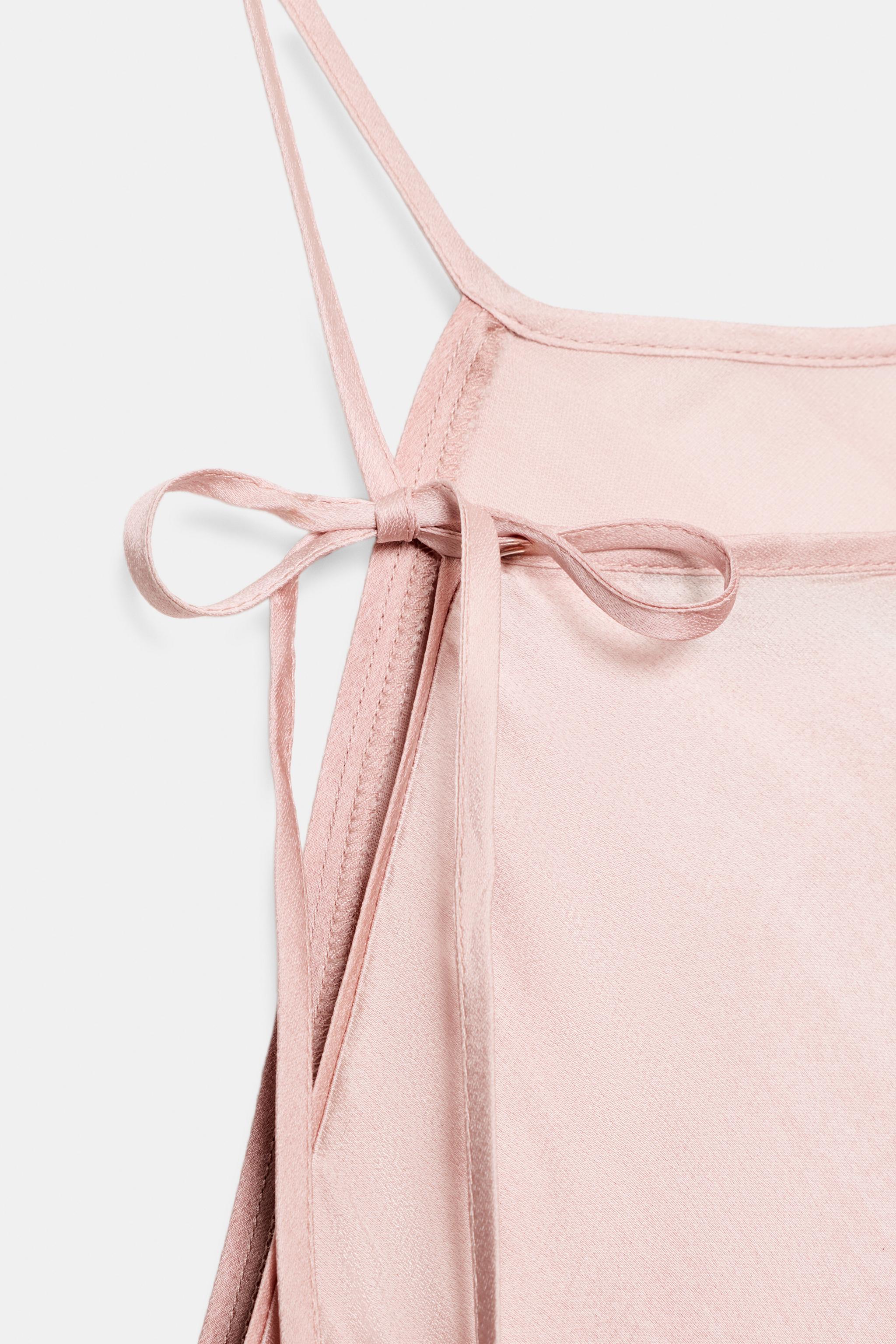 ZW COLLECTION SATIN EFFECT HALTER DRESS