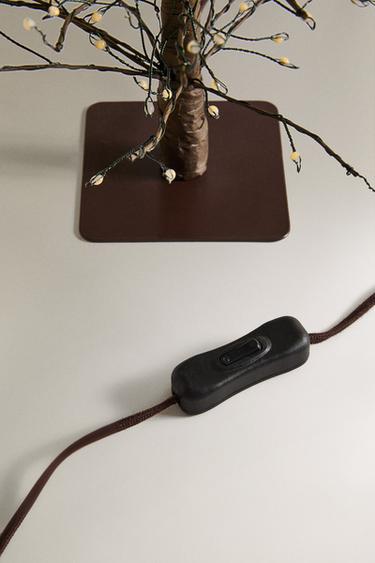 LED LIGHT CHRISTMAS TREE (33 CM) - Brown by Zara - Image 3