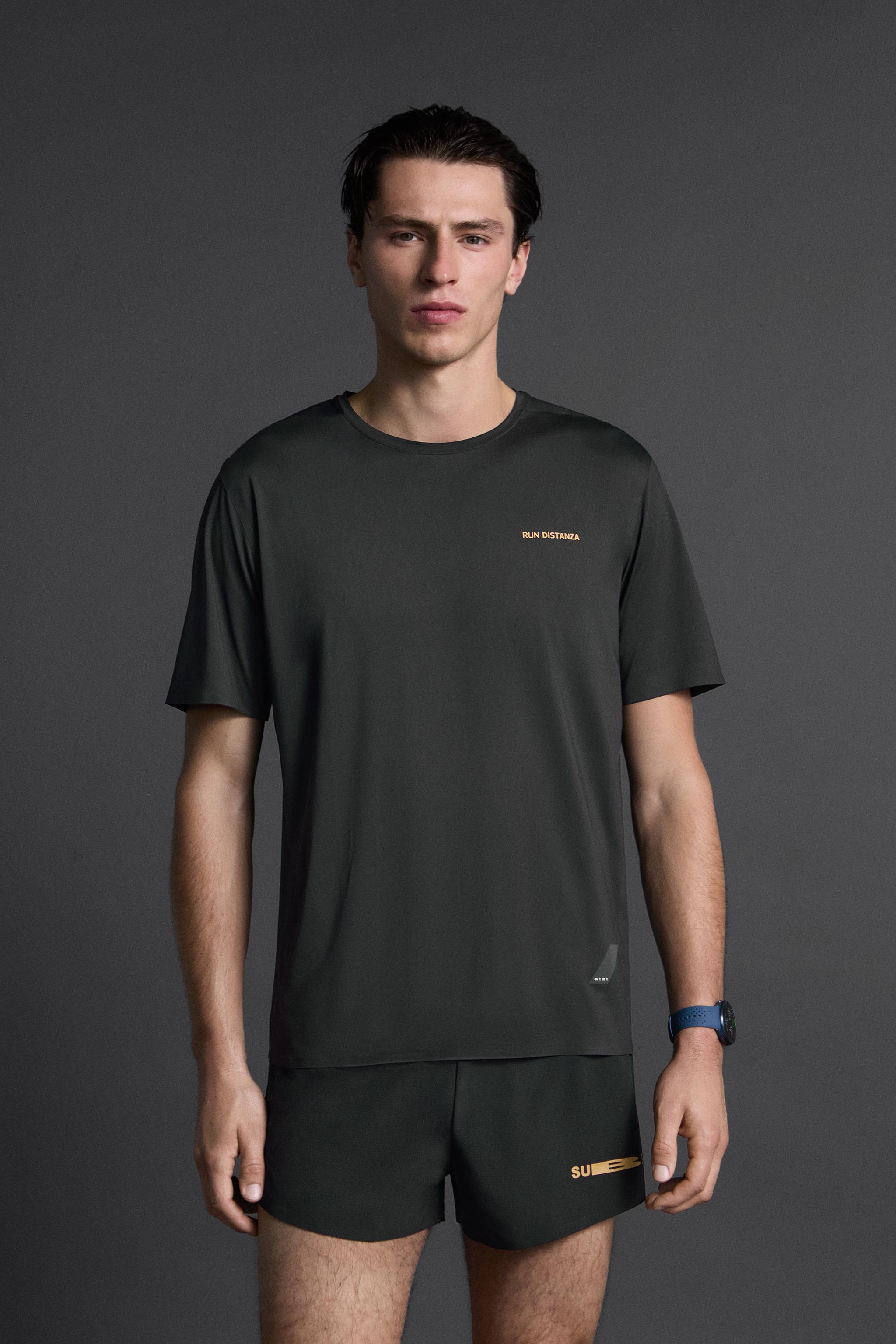 RUNNING T-SHIRT - Black | ZARA India