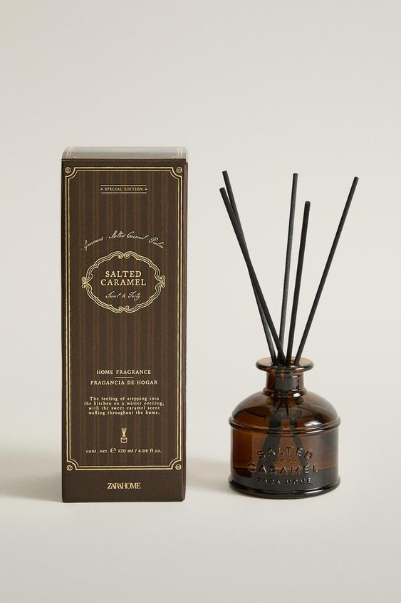 (4.06 fl oz) SALTED CARAMEL REED DIFFUSER - Cream by Zara - Image 0