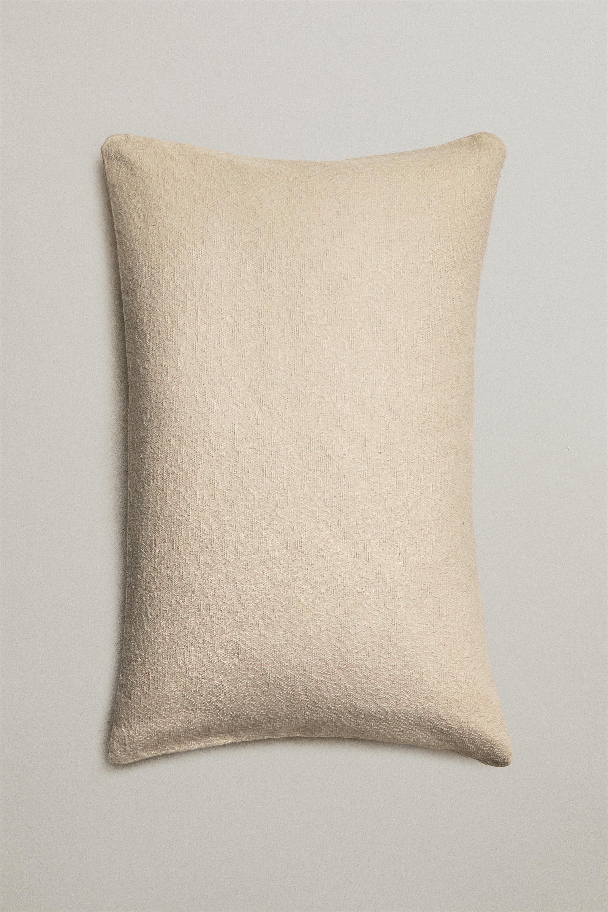 HOUSSE DE COUSSIN COTON JACQUARD