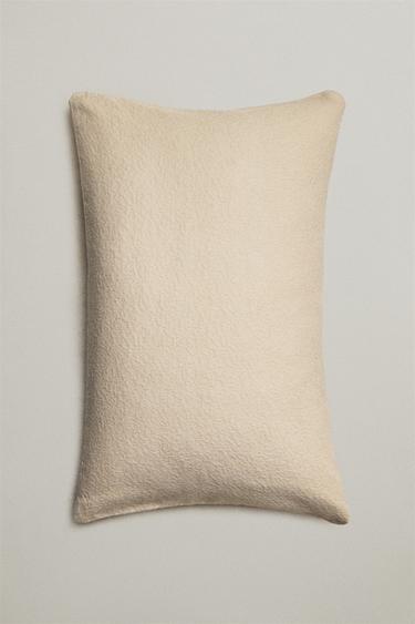HOUSSE DE COUSSIN COTON JACQUARD - Beige clair de Zara