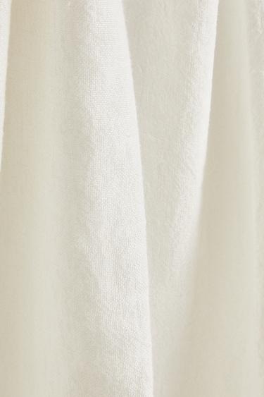 HIGH OPACITY WHITE LINEN CURTAIN - White by Zara - Image 3