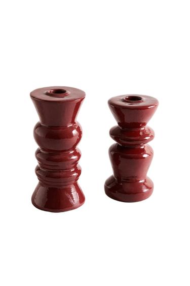 CASTIÇAL EM TERRACOTA - Terracota da Zara