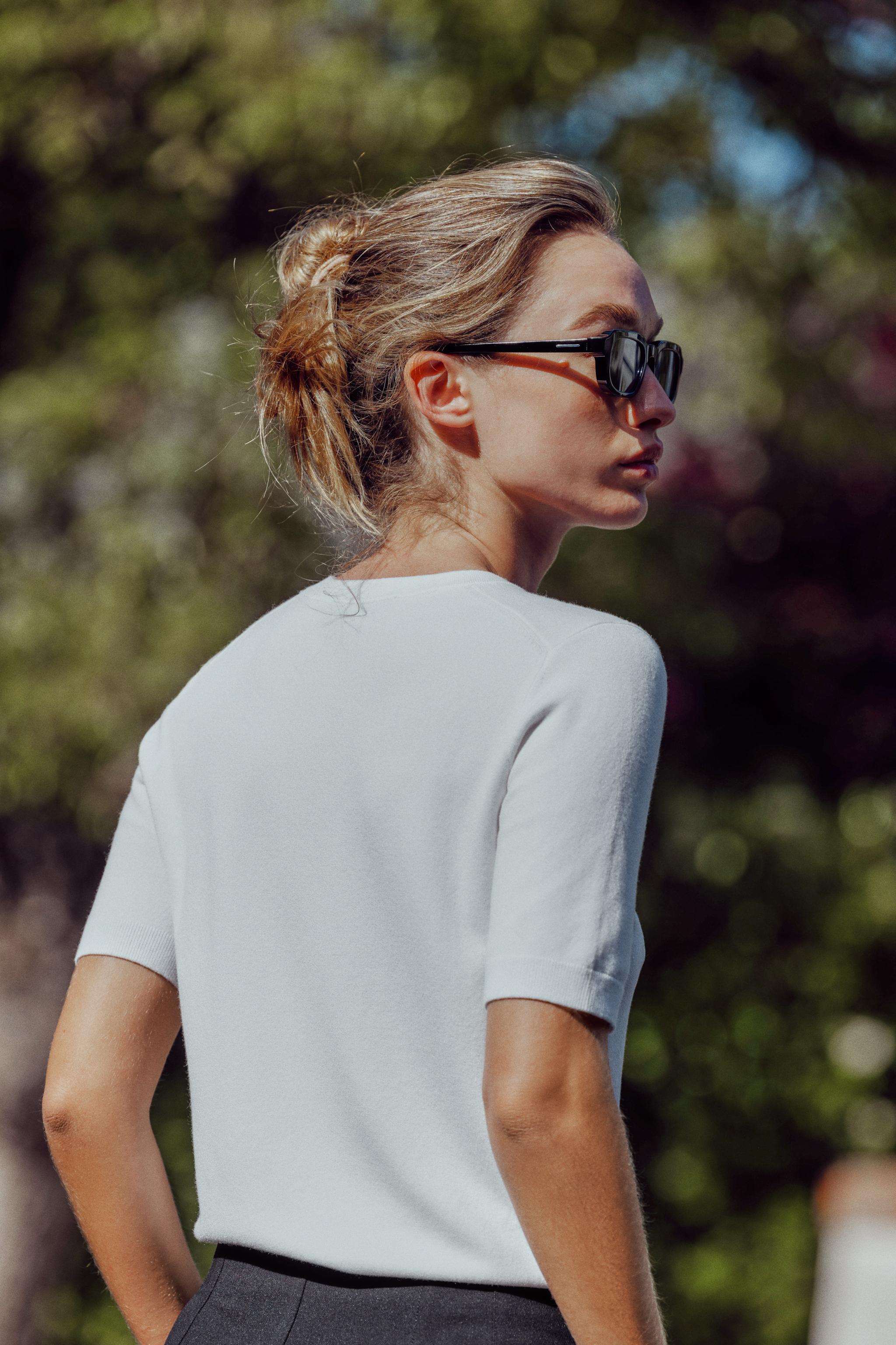 【ZARA】ベーシックニット ショートスリーブトップス レディースベーシックニットウェア | ZARA 日本
