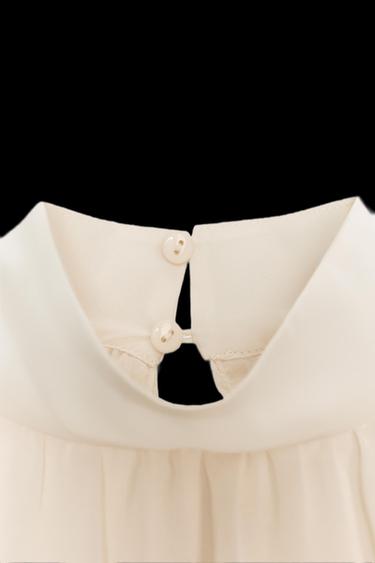 GEORGETTE CAPE TOP - Ecru by Zara