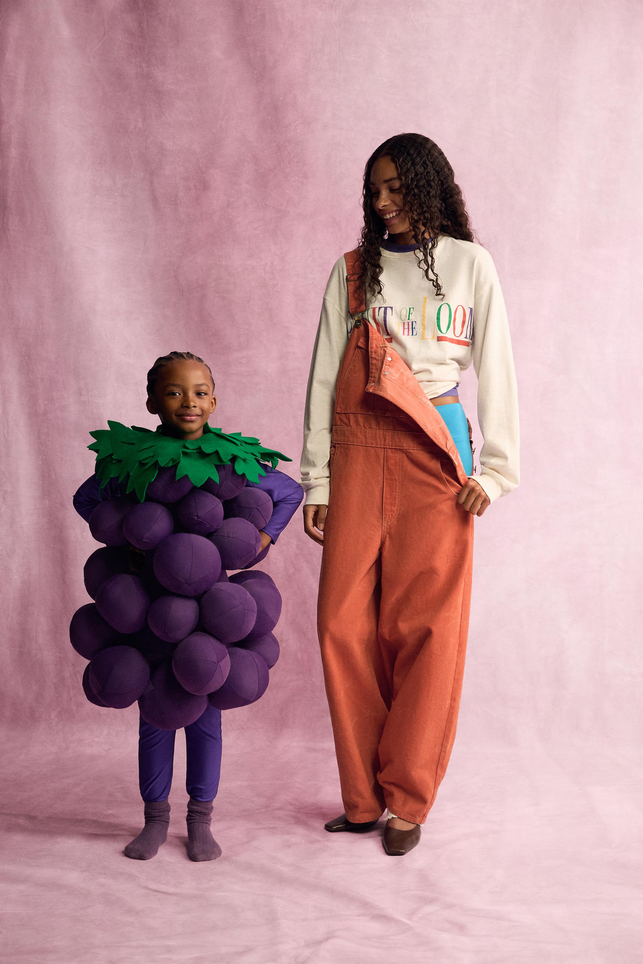 SALOPETTE EN JEAN FRUIT OF THE LOOM™
