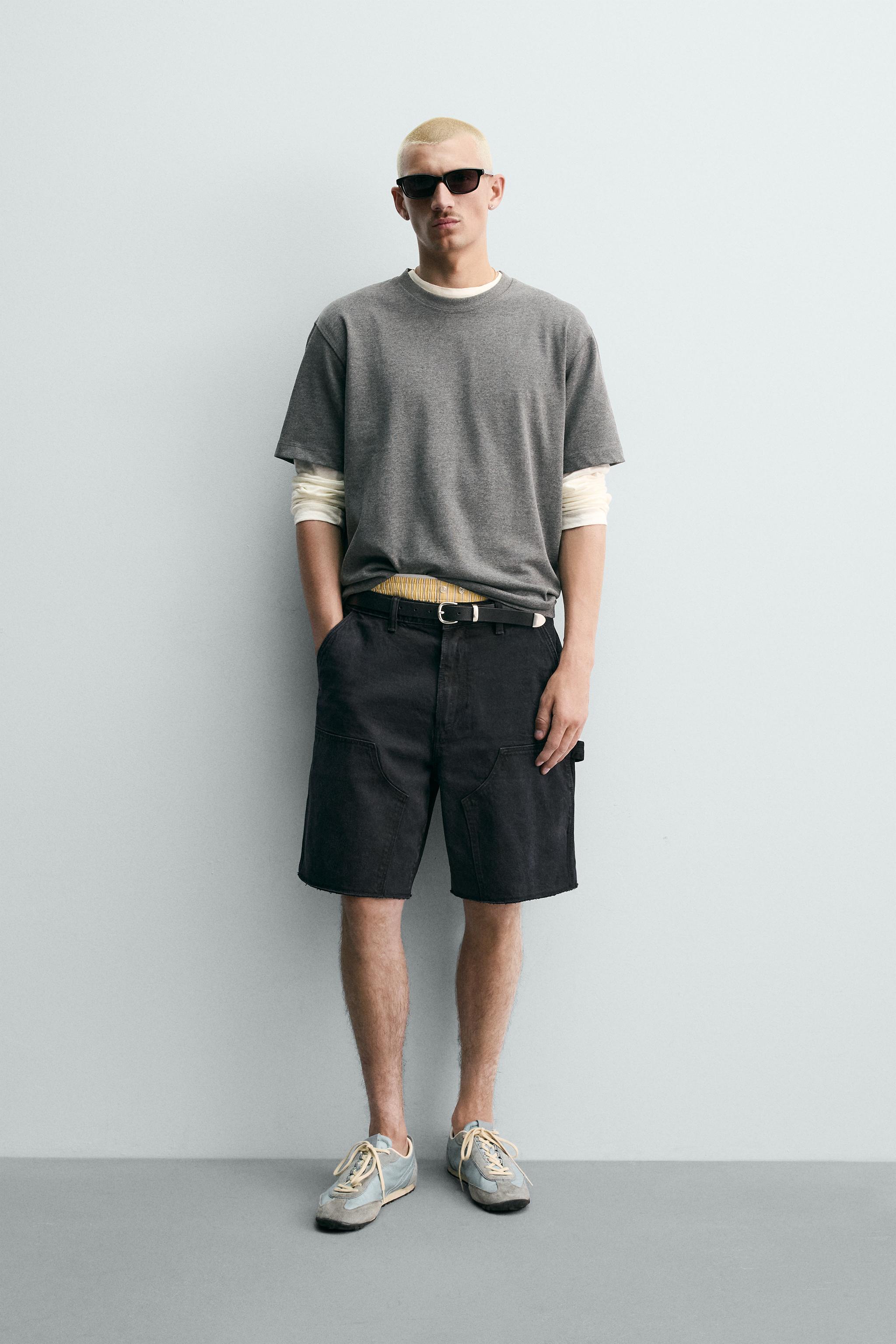Мужские шорты Zara RELAXED FIT CARPENTER SHORTS