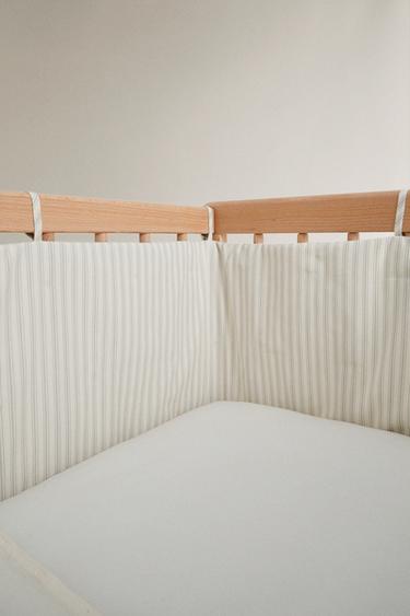 CHILDREN'S STRIPED COT BUMPER COVER - striped by Zara - Image 1