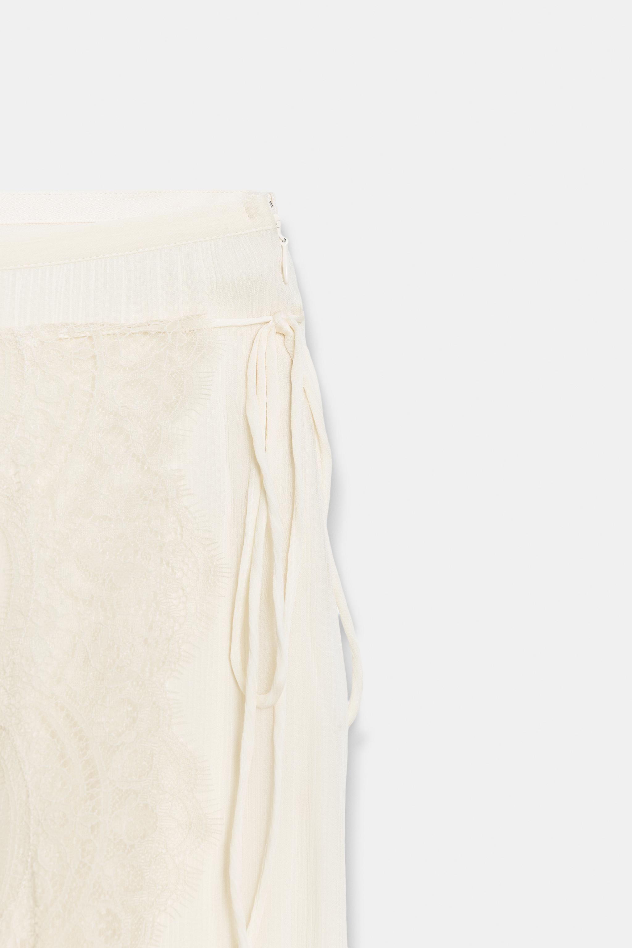 ZW COLLECTION LACE PAREO SKIRT