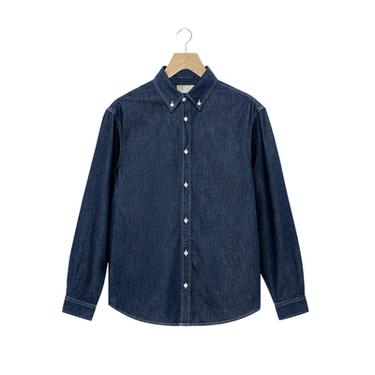 Zara TEKSAS KOŠULJA OD PAMUKA I KAŠMIRA – Plava