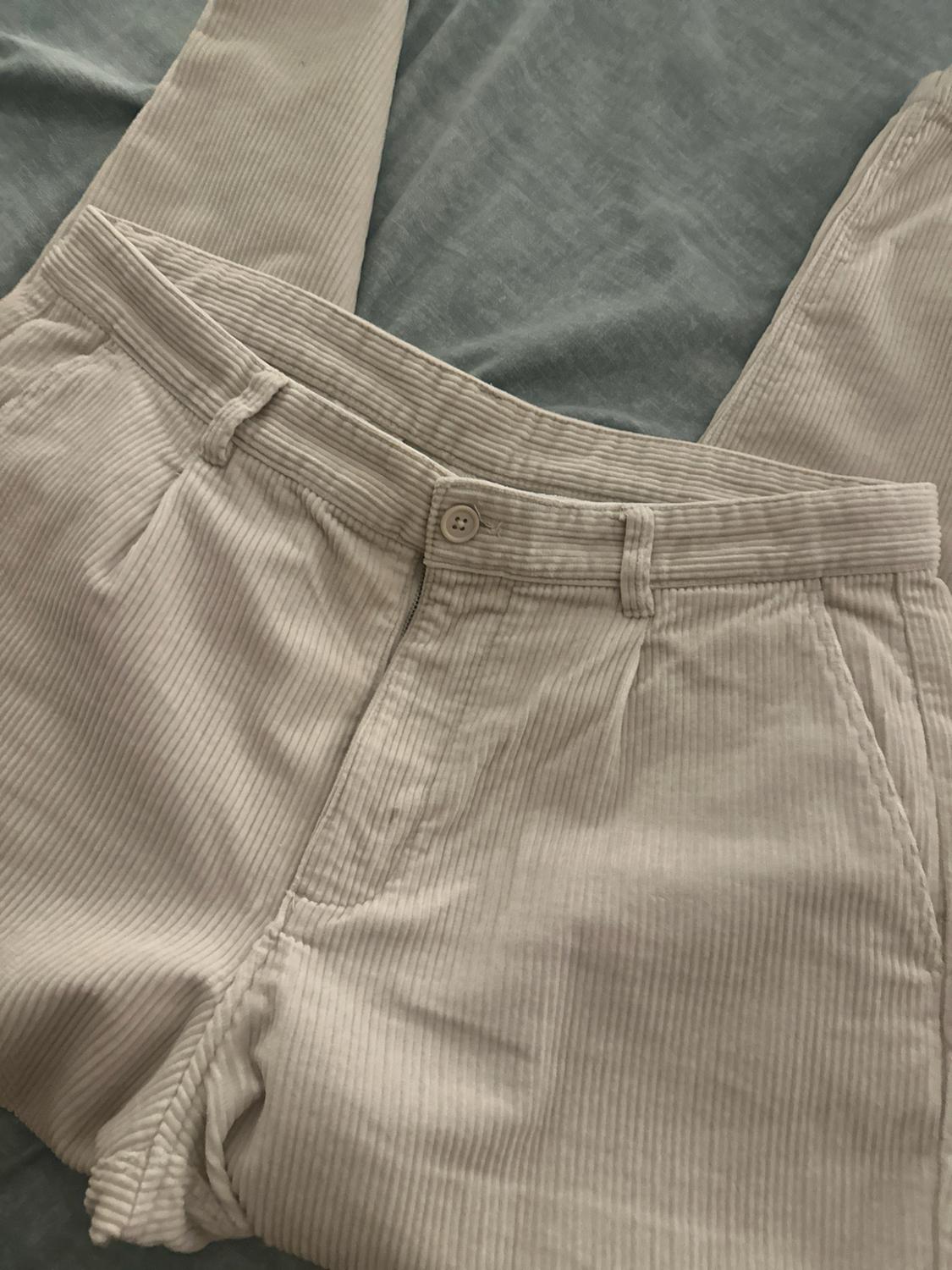 PLEATED CORDUROY PANTS - Image 4