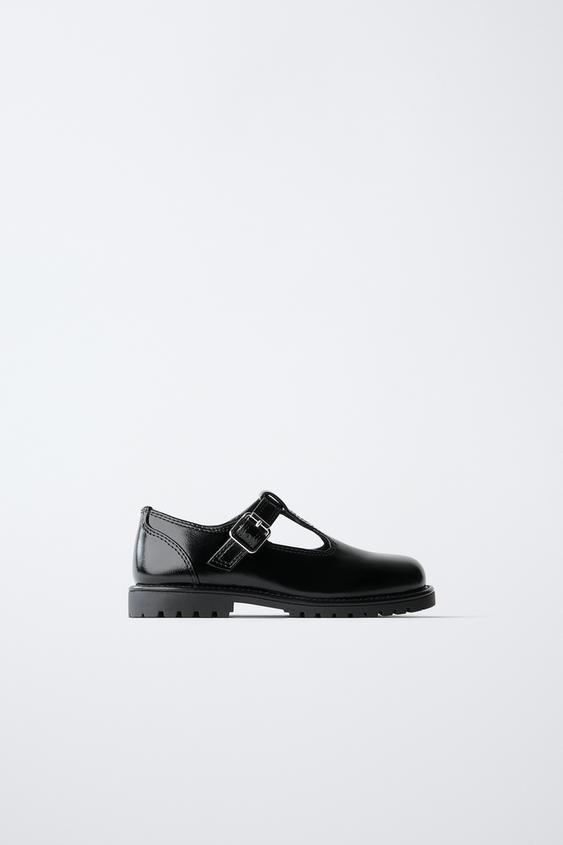 Обувь Zara Buckle Shoe для детей, цвет: Чёрный