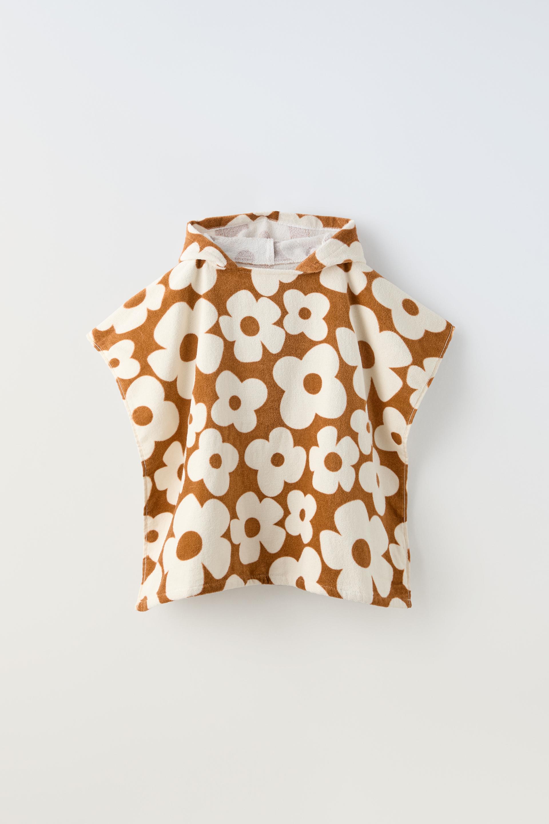 floral-print-poncho-towel-brown-zara-united-kingdom