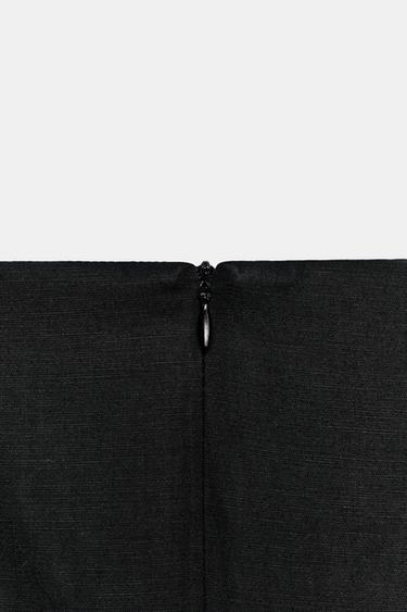 ROBE MI-LONGUE ZW COLLECTION - Noir de Zara - Image 8