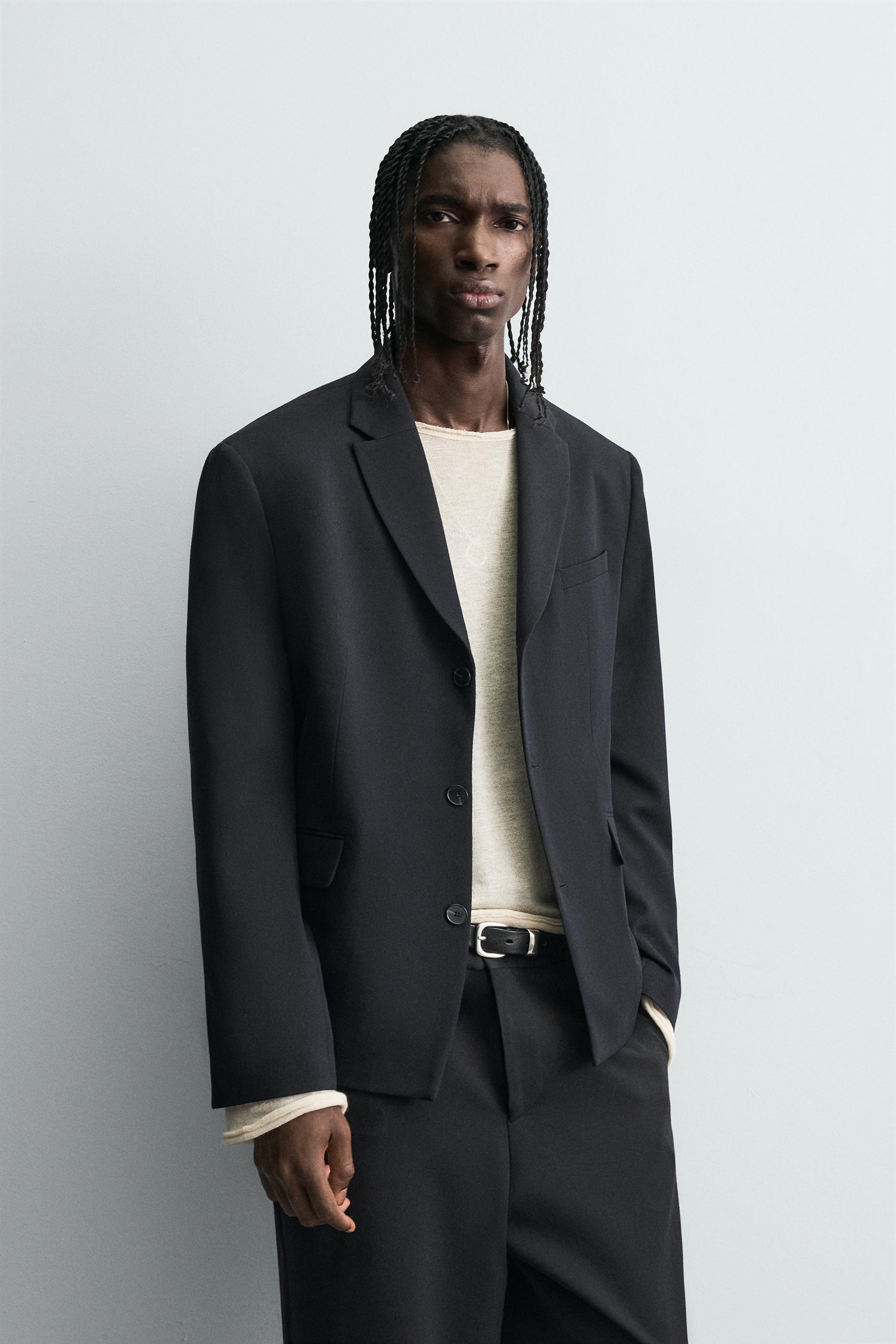 BLAZER DE COSTUME AVEC LAINE