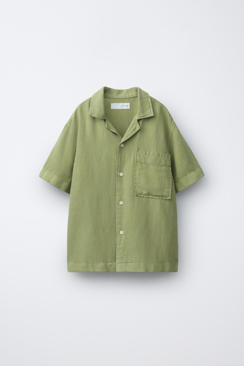 olive dress shirt Men's Everyday Button-Down in Green Our linen jersey is meticulously knitted resulting in a natural stretch for comfort and ease of wear Olive Green Irish Linen Shirt