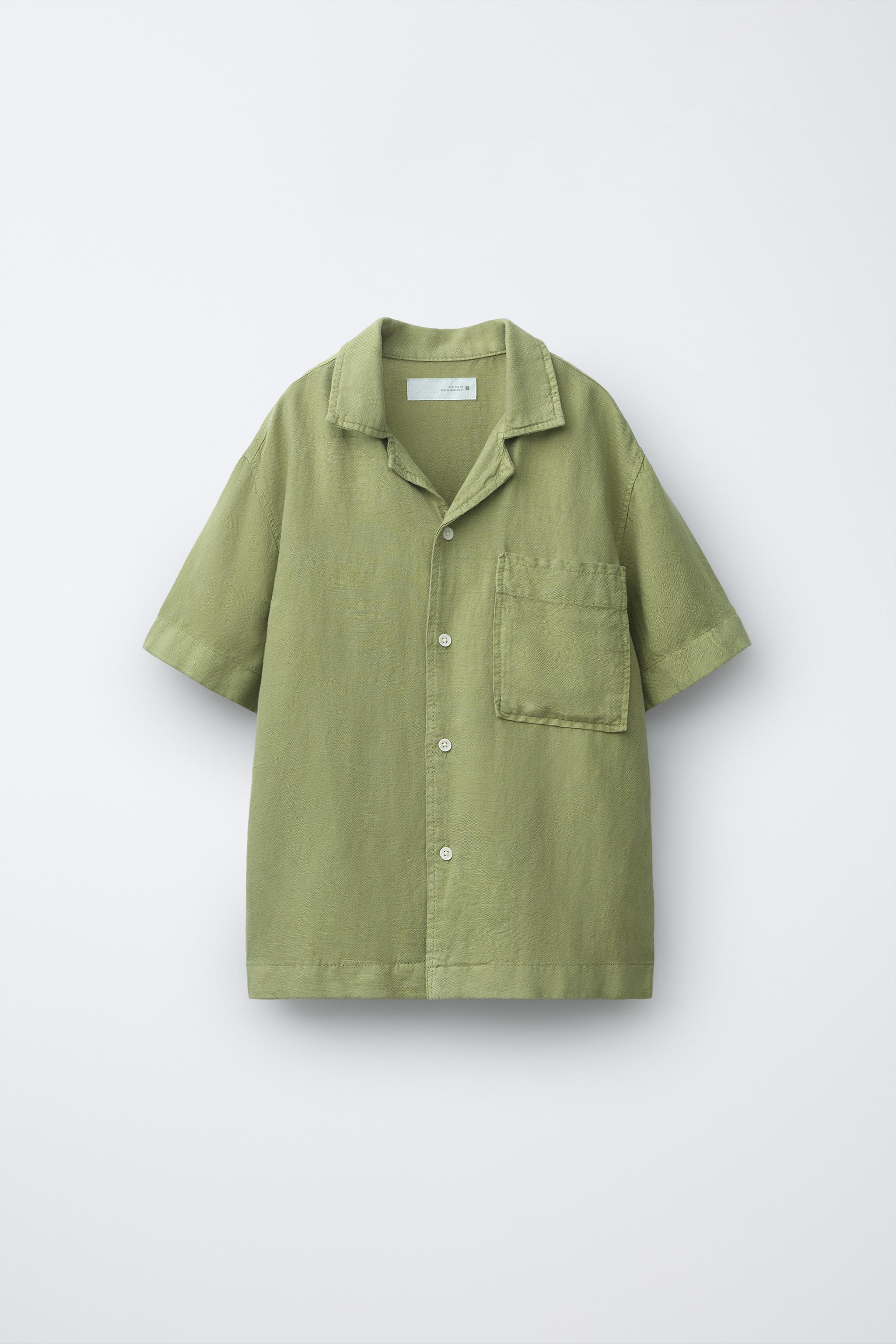 FLUID LINEN BLEND SHIRT