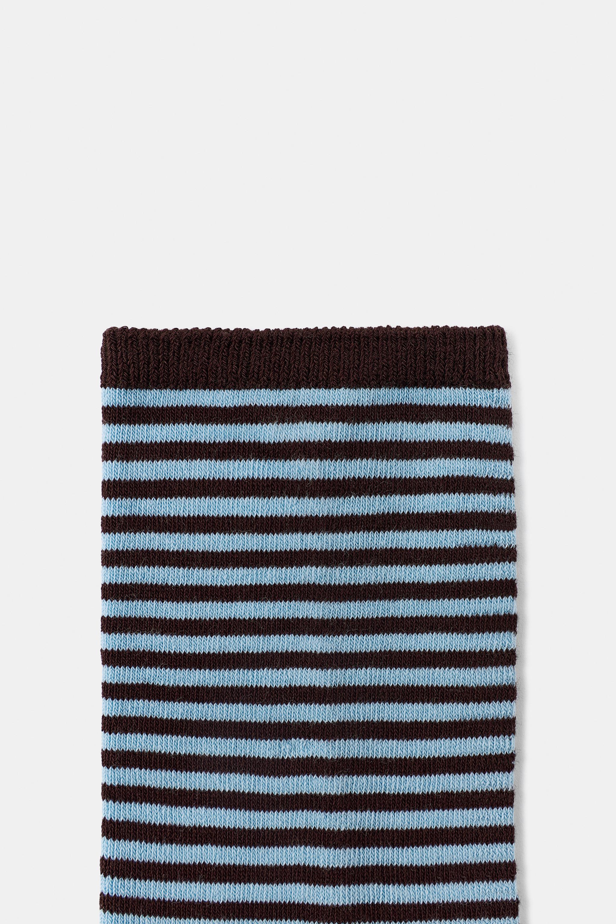 STRIPED JACQUARD SOCKS