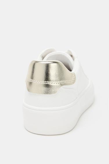 TENNIS DE SPORT EN CONTRASTE - Blanc de Zara - Image 3